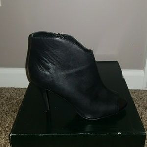 Nine West peep toe booties